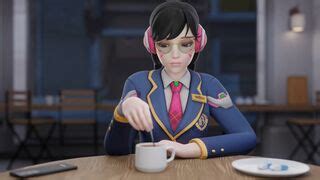 [4K] D.Va Coffee Break [Blacked][Aphy3d] : r/r34souce